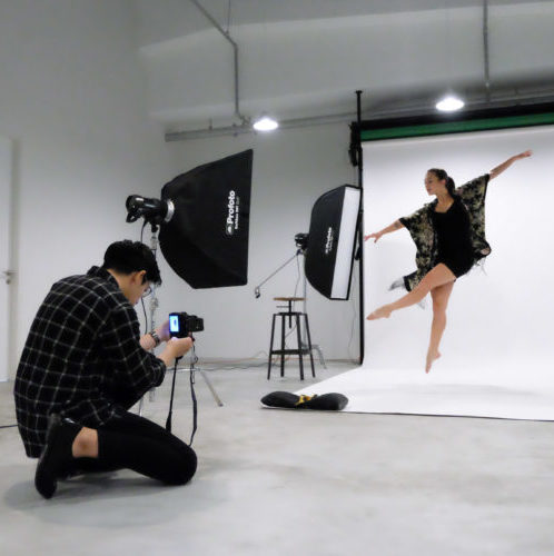 Photo and video studio facilities at The Hive Lavender