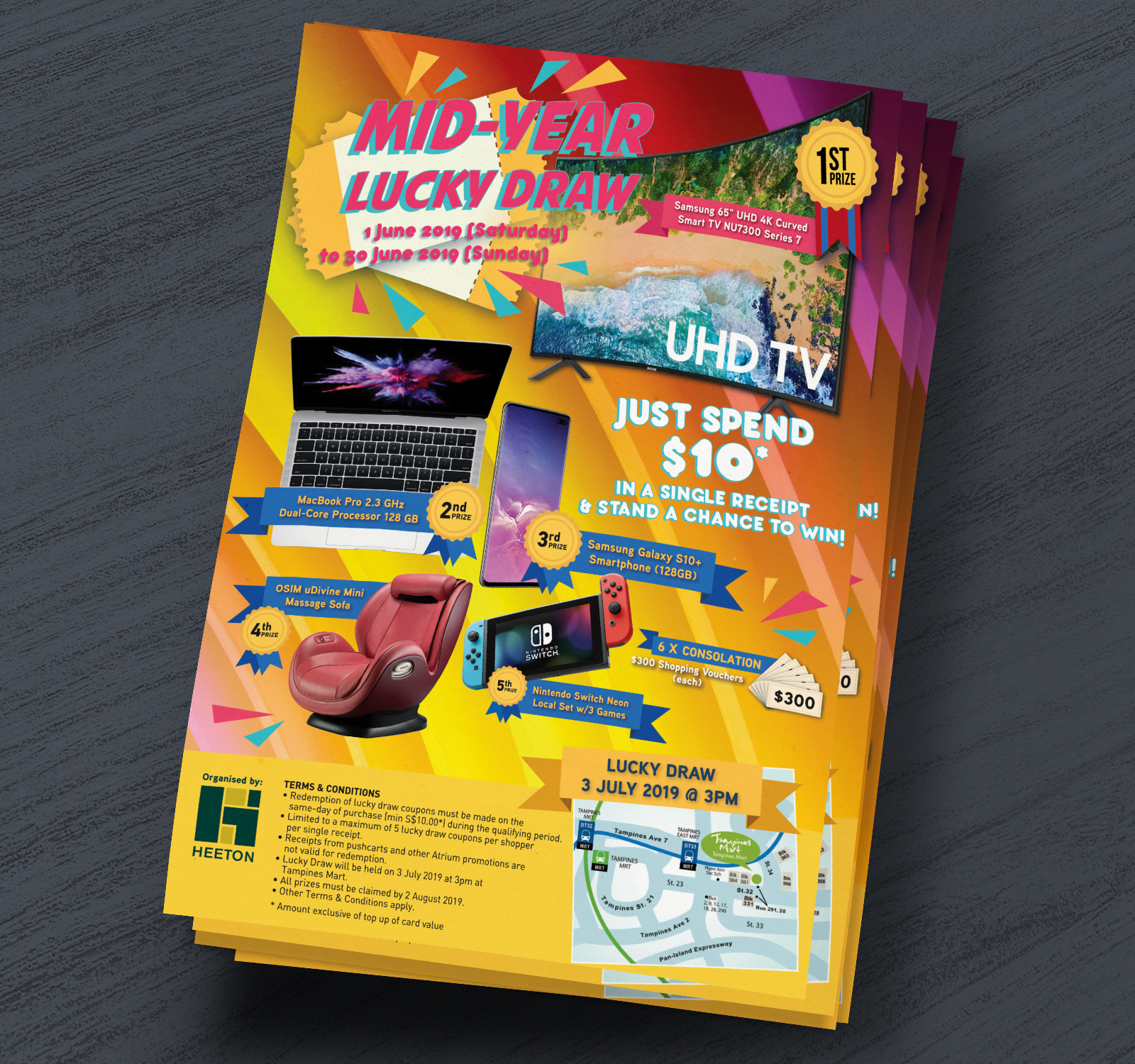 Heeton Mid and Year-end Lucky Draws by JAB Design