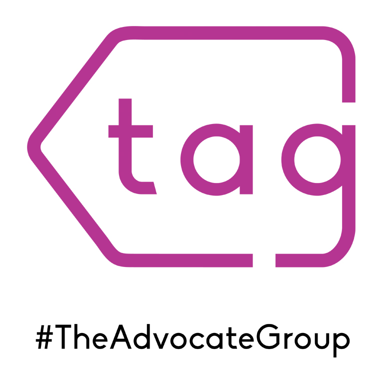 The Advocate Group (TAG) logo design was by JAB Design