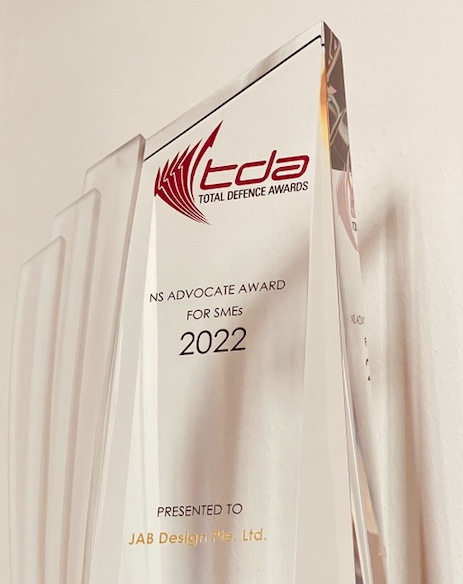 The Total Defence Award (TDA) NS Advocate Award For SMEs - JAB Design