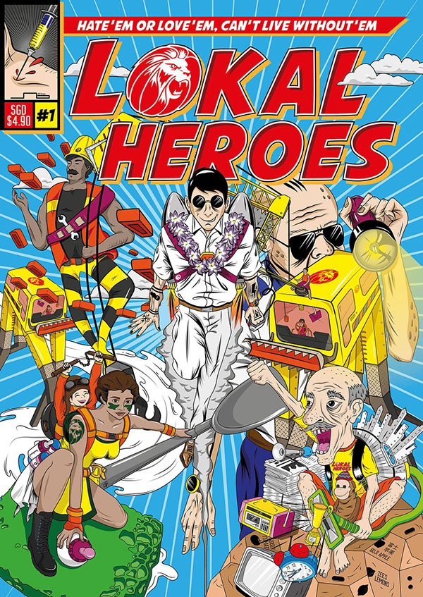 Lokal Heroes Poster designed by JAB Design