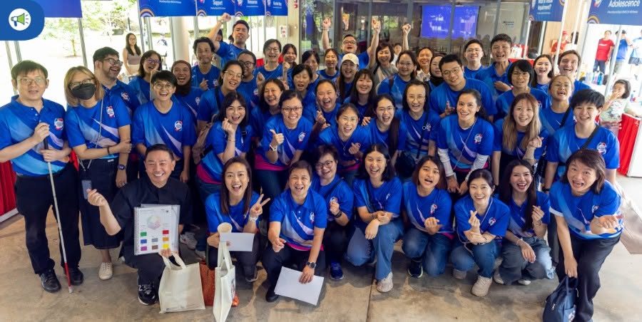 Vision Beyond Sight event team at Gardens by the Bay