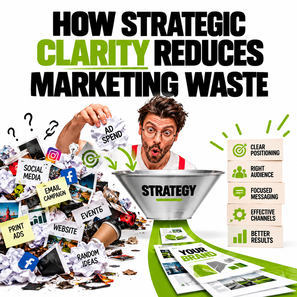 how strategic clarity cuts marketing waste