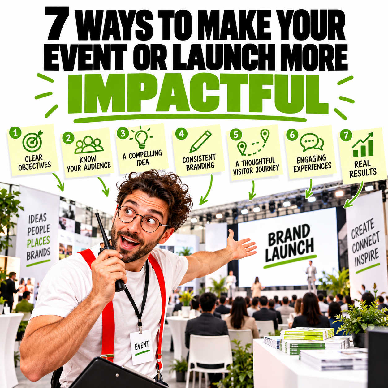 7 ways to make your event or launch more impactful