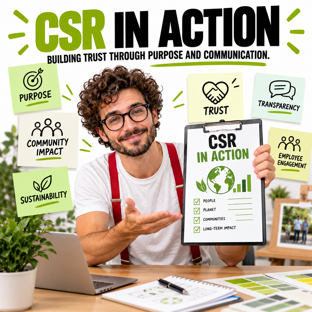 csr in action: building trust through purpose and communication